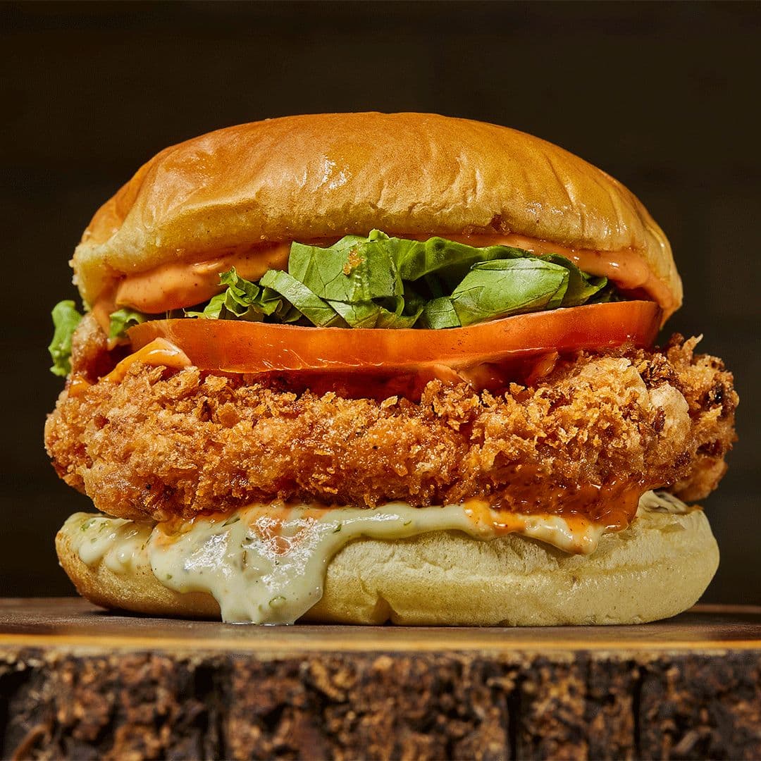 Korean Chicken Burger