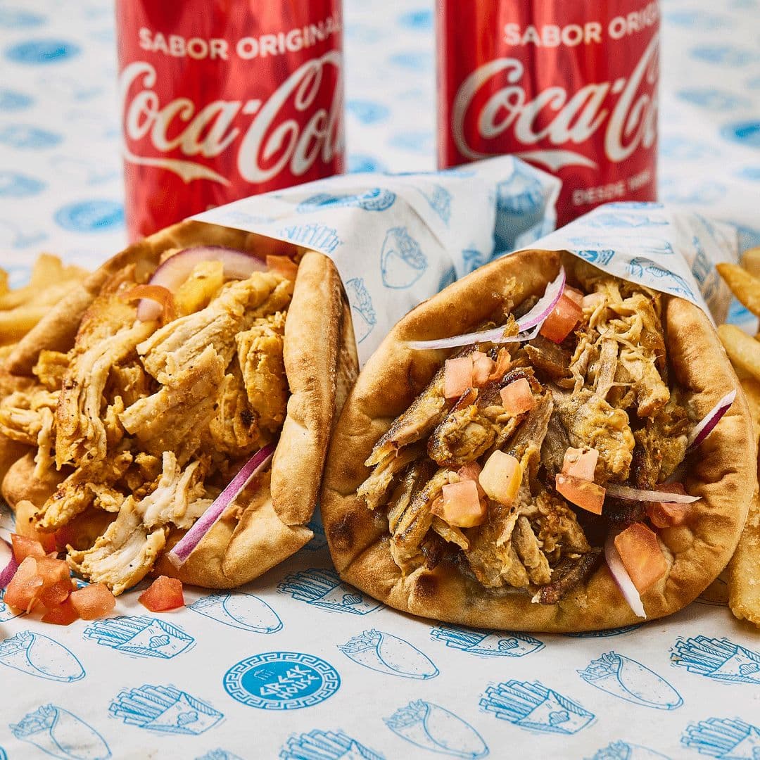 Combo - 2 Gyros + 2 Papas + 2 Bebidas