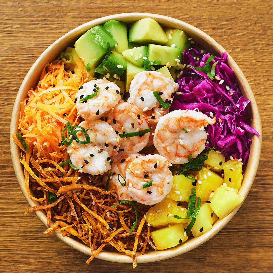 Luau Shrimp Poke